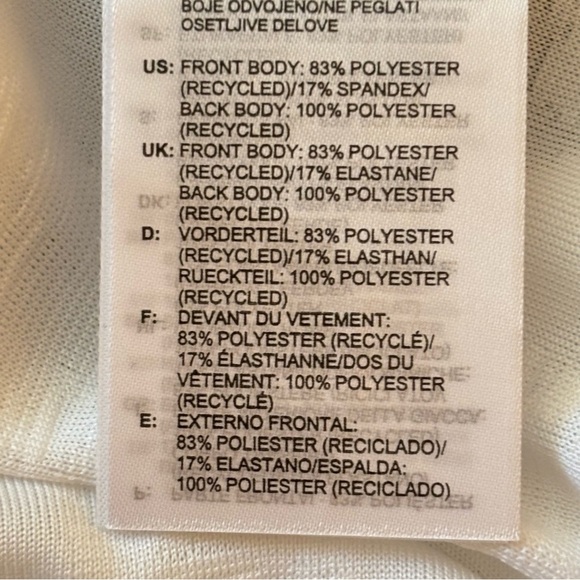 Adidas Tennis Match Engineered Tank Top White Women’s Medium - Picture 9 of 10